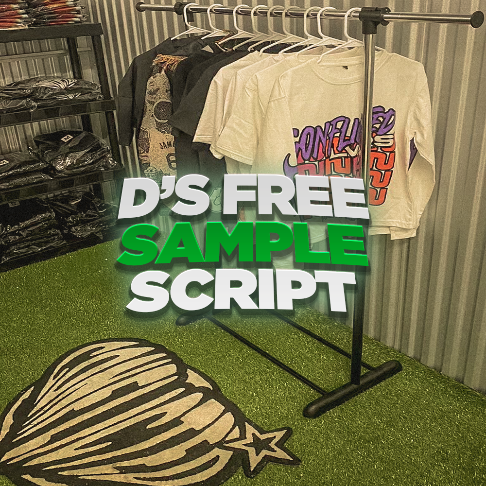D’s FREE Sample Script